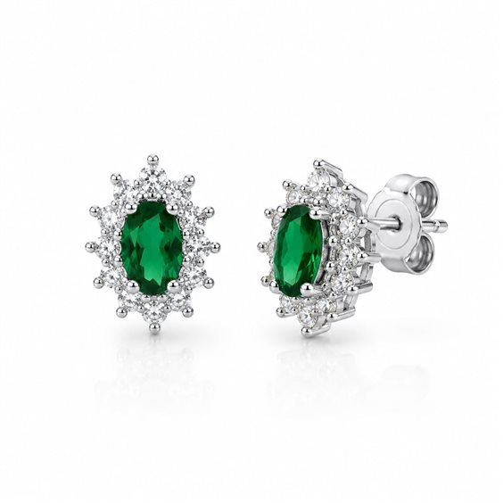 Ohrringe Idee Preziose dal 1987 Dame in Weißgold Zircone IP.OK18B/212 - IP.OK18B/212